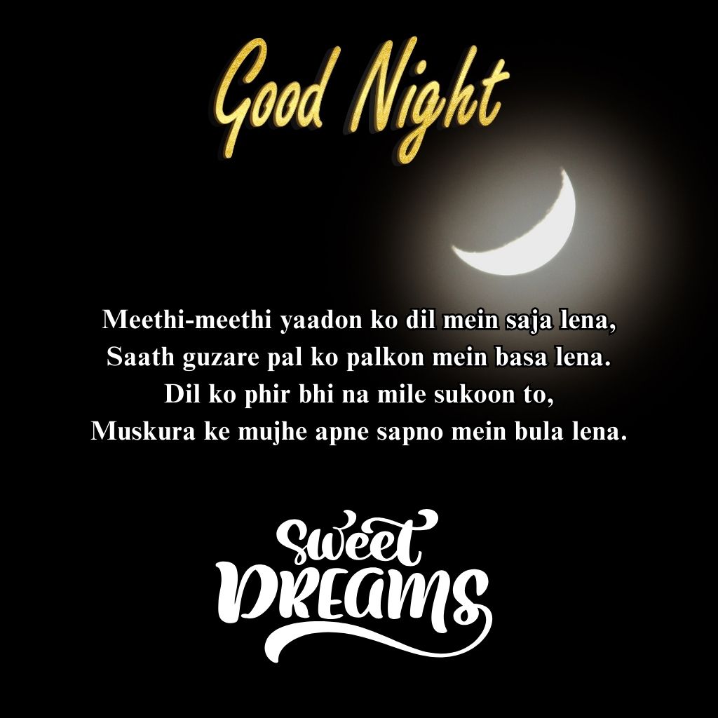 Good Night Shayari In English