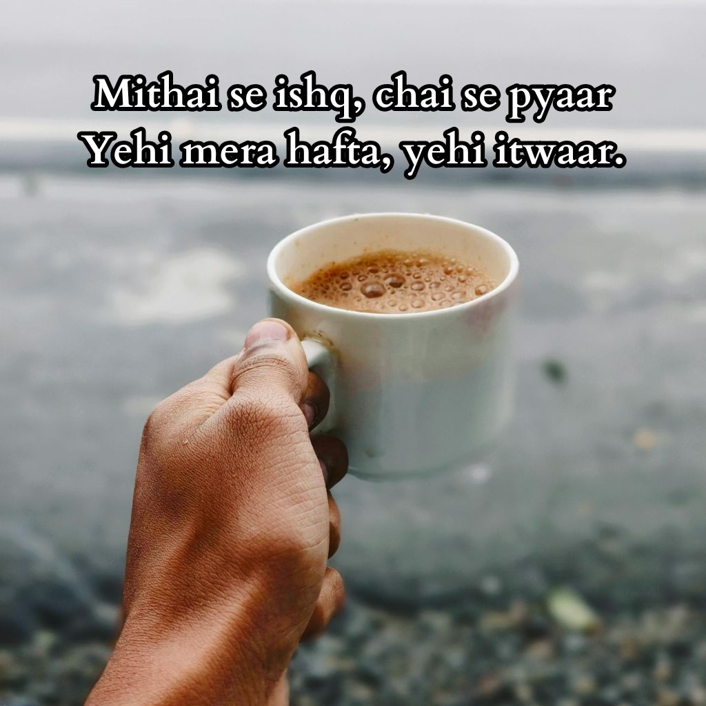 Shayari on Chai funny